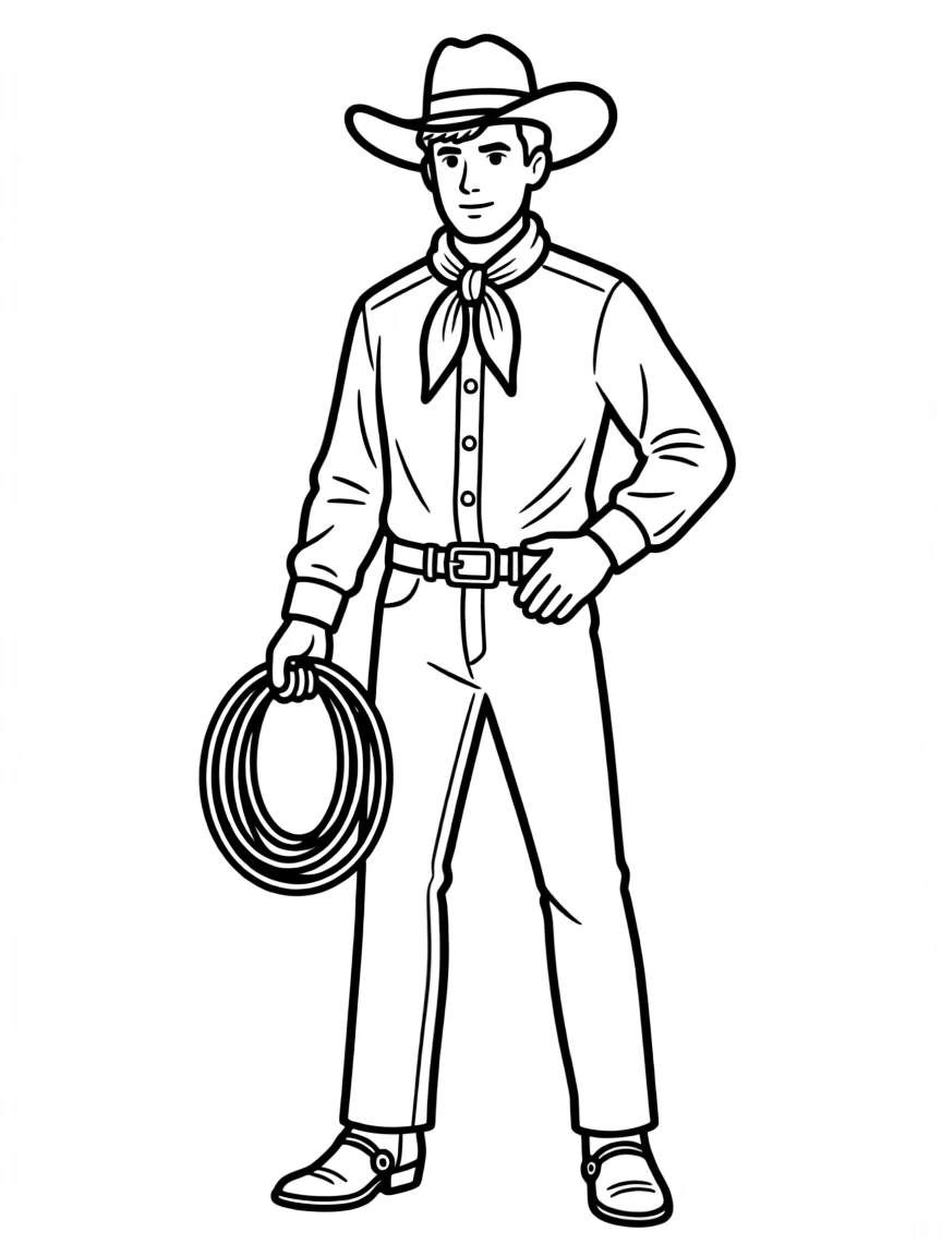 John Wayne with a cowboy hat.
