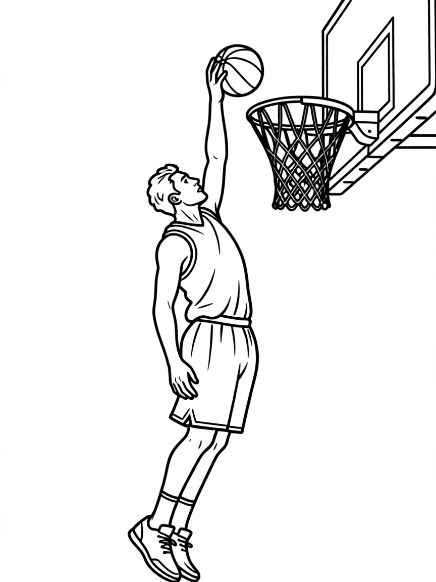 Giannis Antetokounmpo dunking.