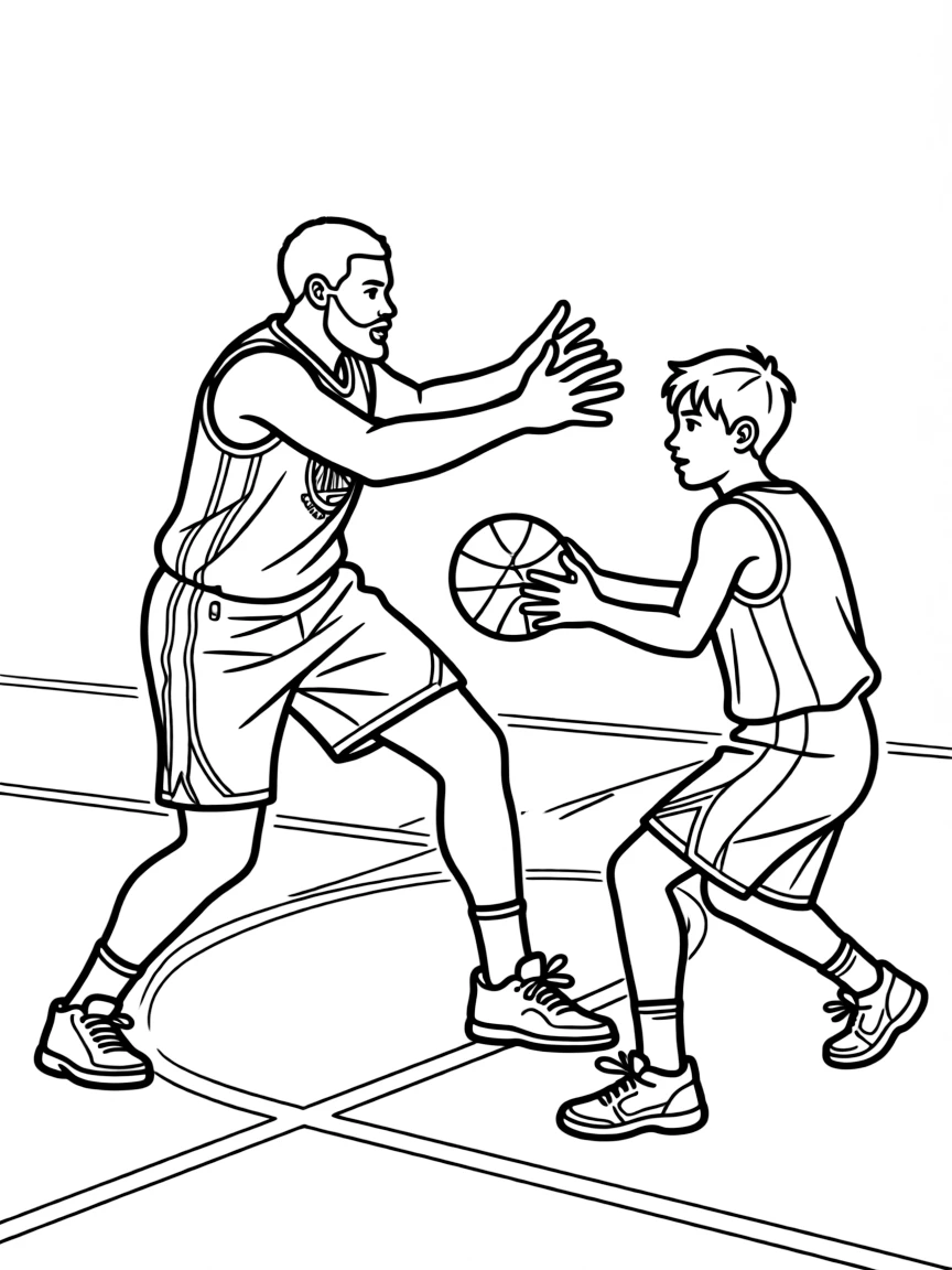 Kawhi Leonard defending.