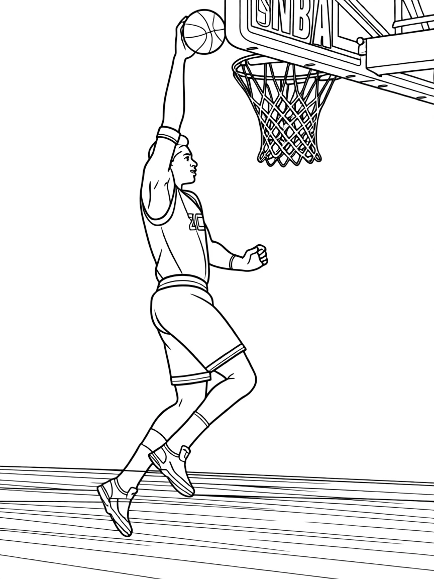 Zion Williamson dunking.