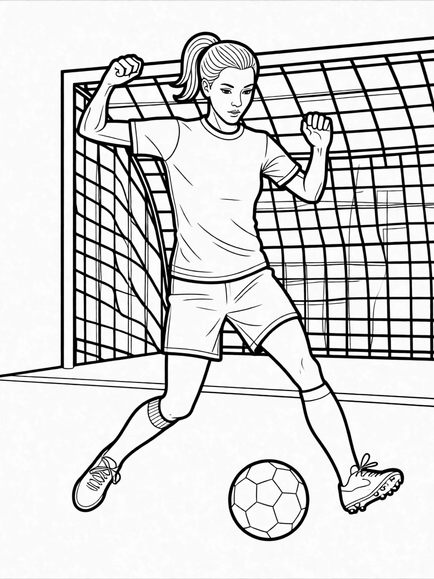 Lucy Bronze defending.