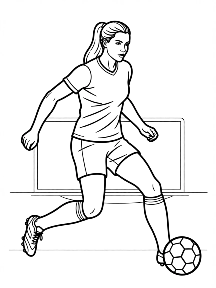 Wendie Renard defending.