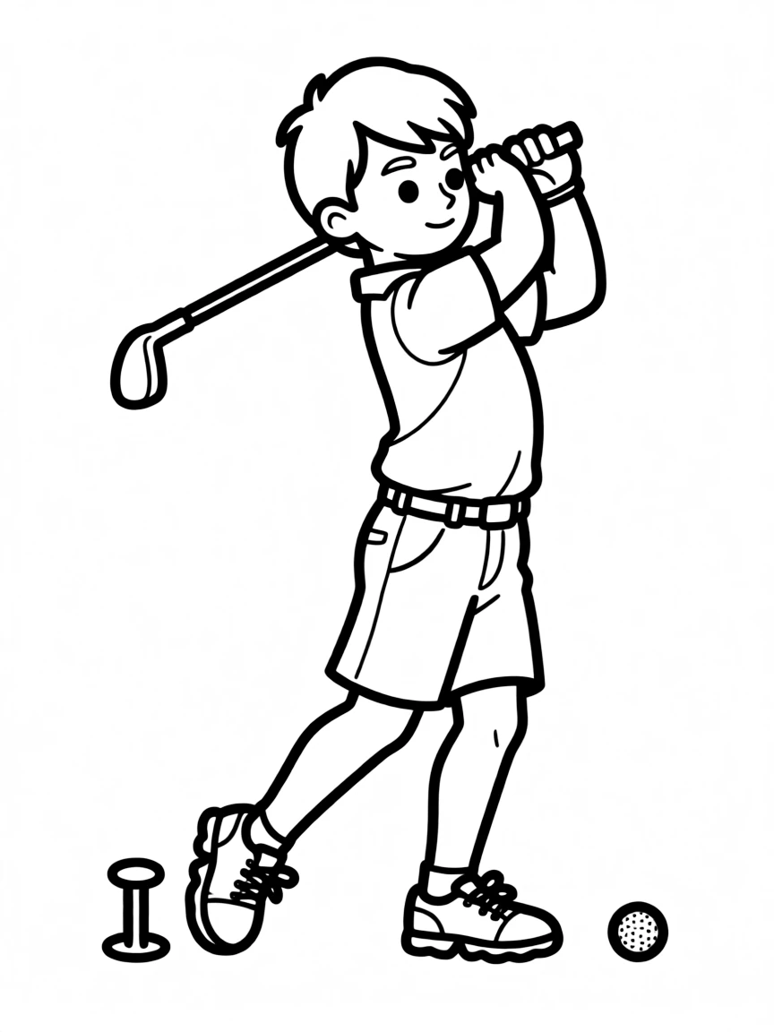 Justin Thomas swinging.