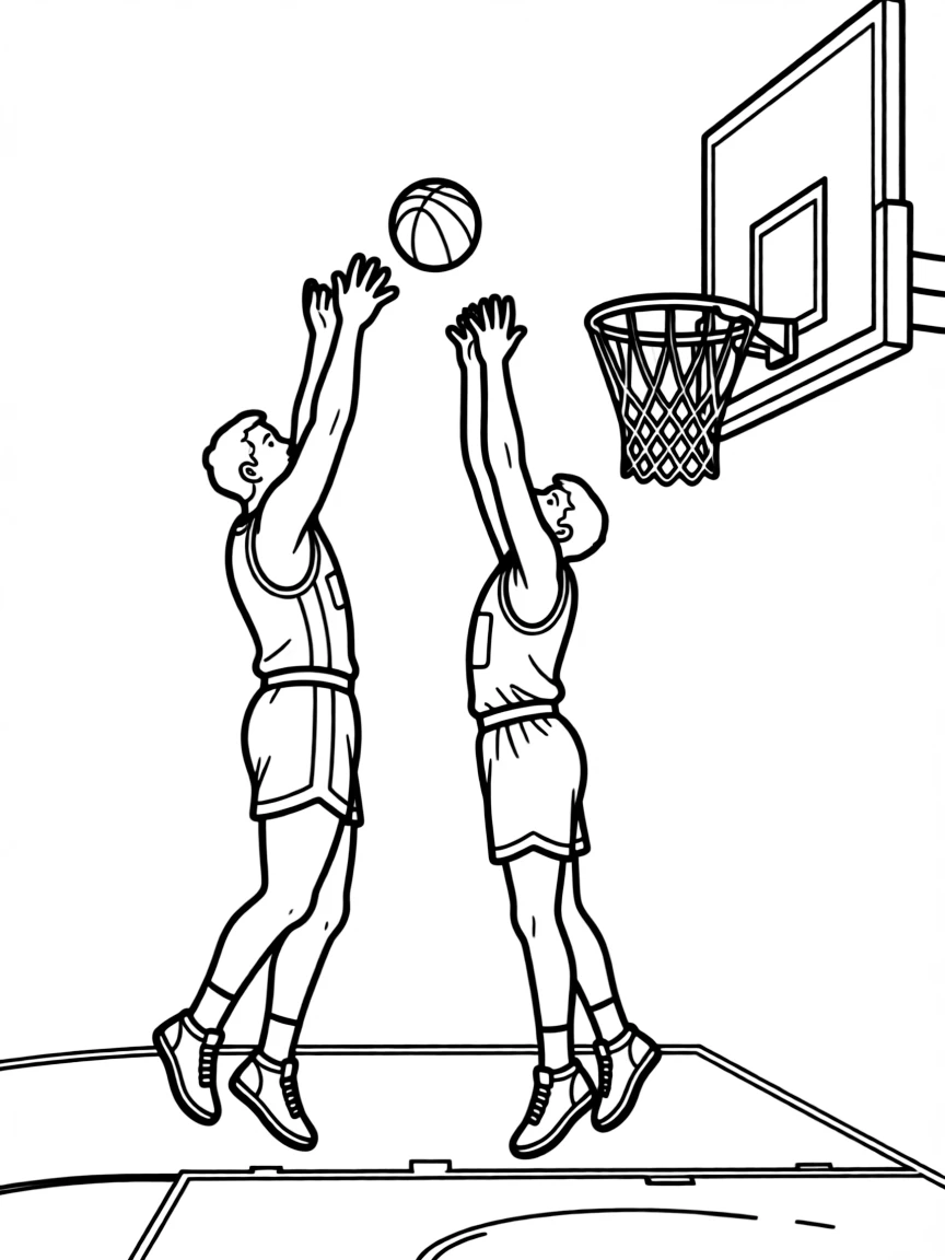 Bill Russell blocking a shot.