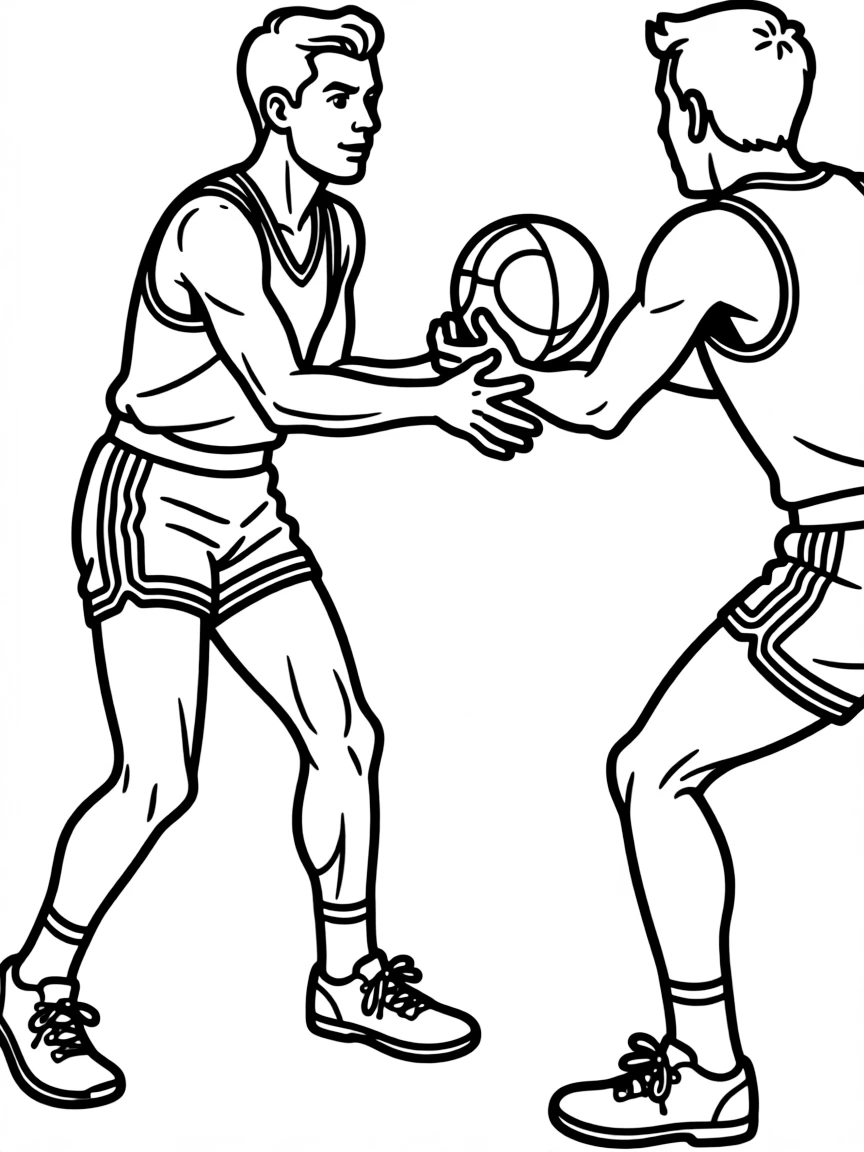 Bob Cousy passing.