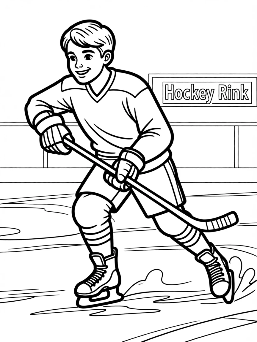 Bobby Orr skating.