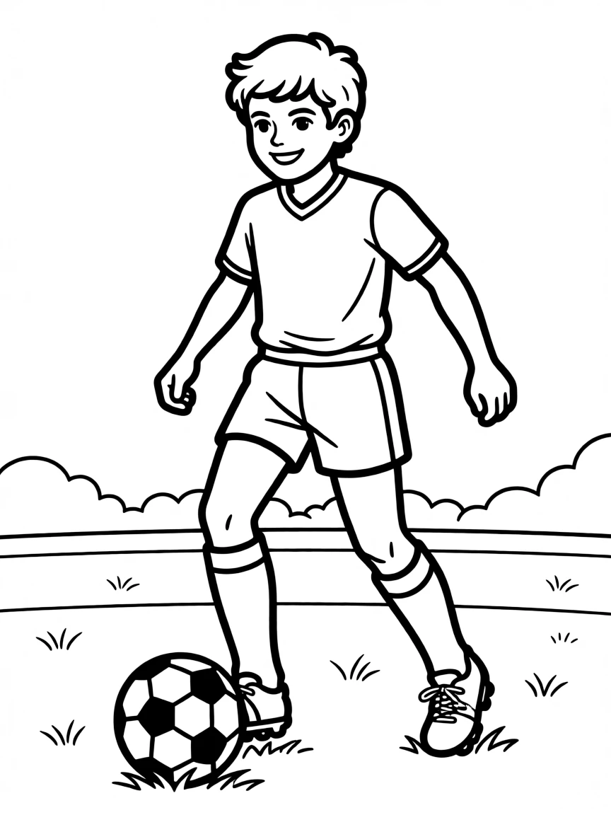 George Best dribbling.