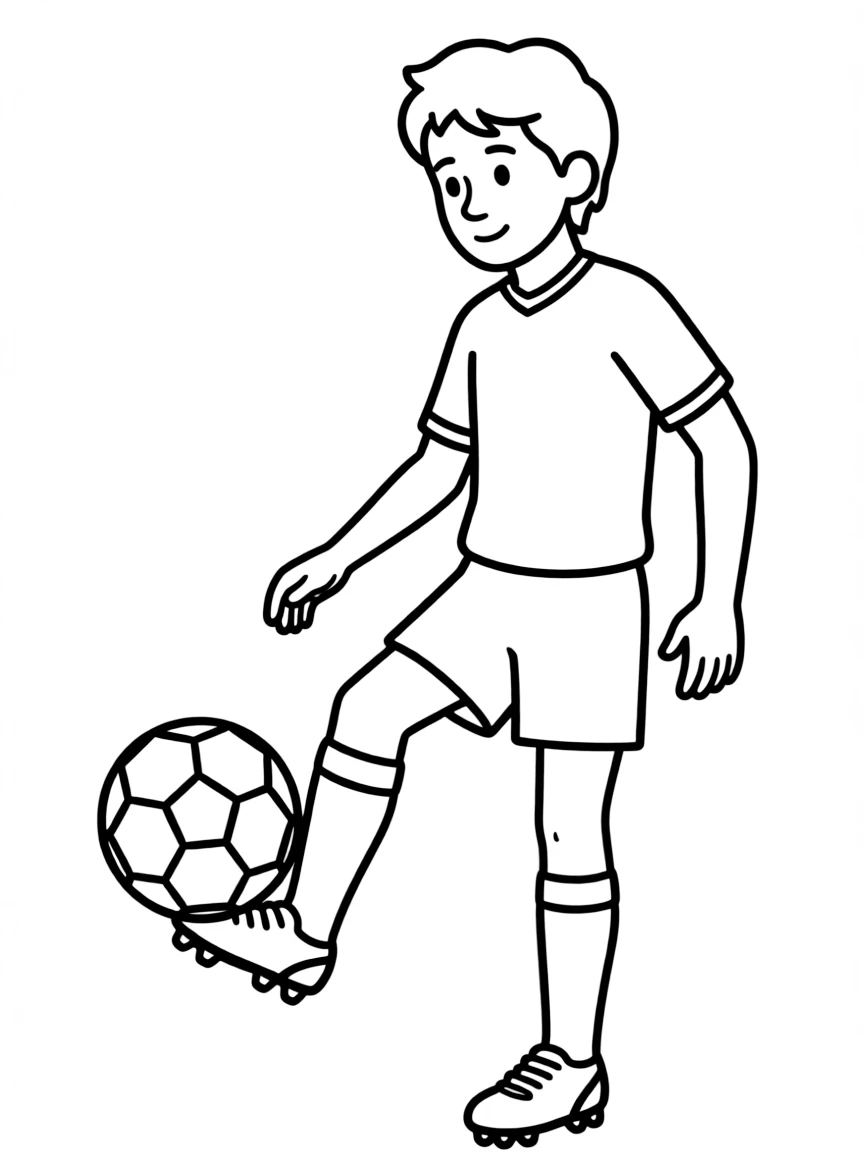 Zinedine Zidane controlling the ball.