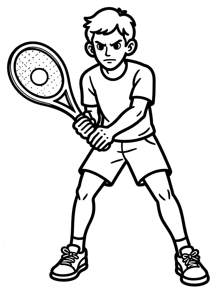 Andy Murray looking determined.