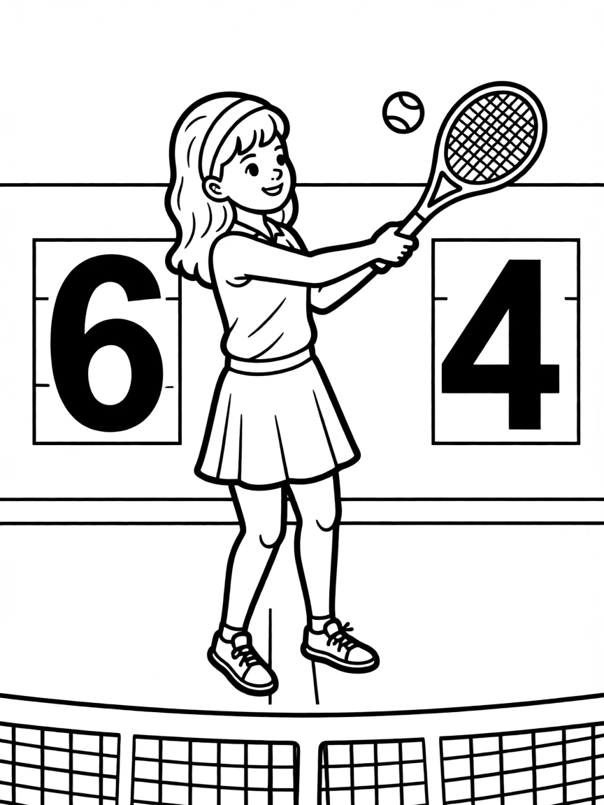 Chris Evert hitting a backhand.