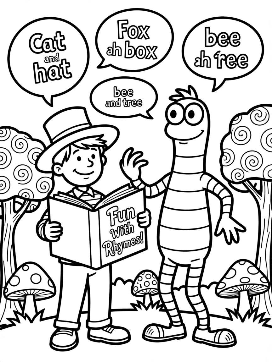 Dr. Seuss with his rhyming words.