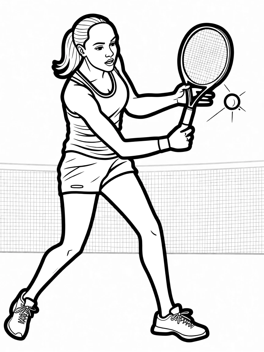 Venus Williams hitting a powerful forehand.
