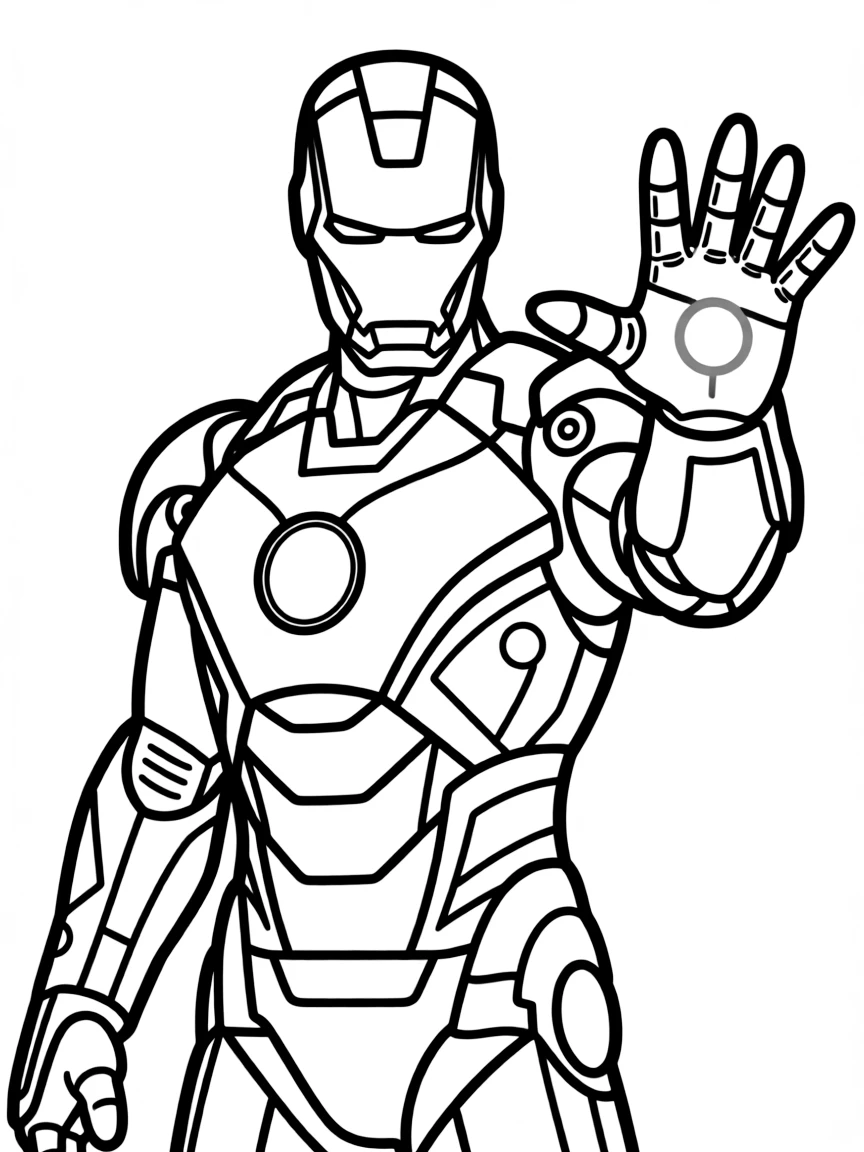 Robert Downey Jr. as Iron Man.