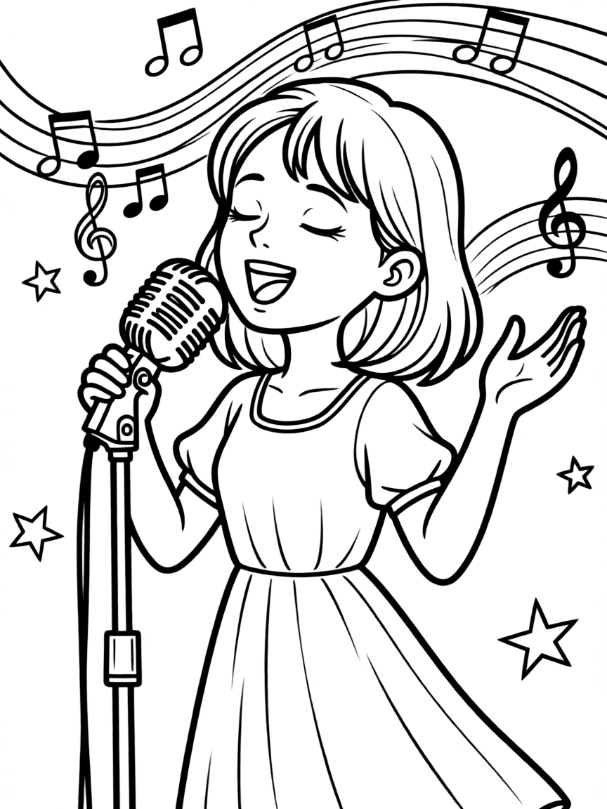 Adele singing from her heart.
