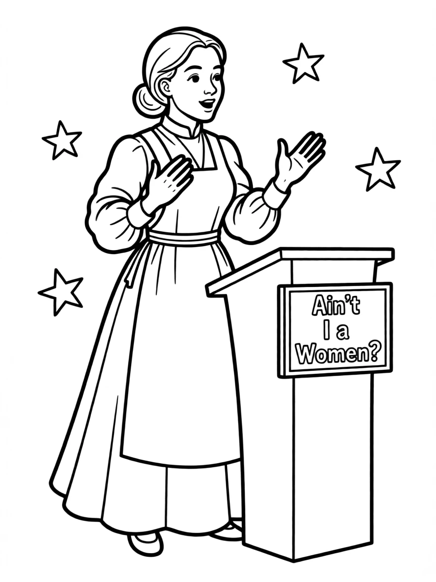 Sojourner Truth speaking.