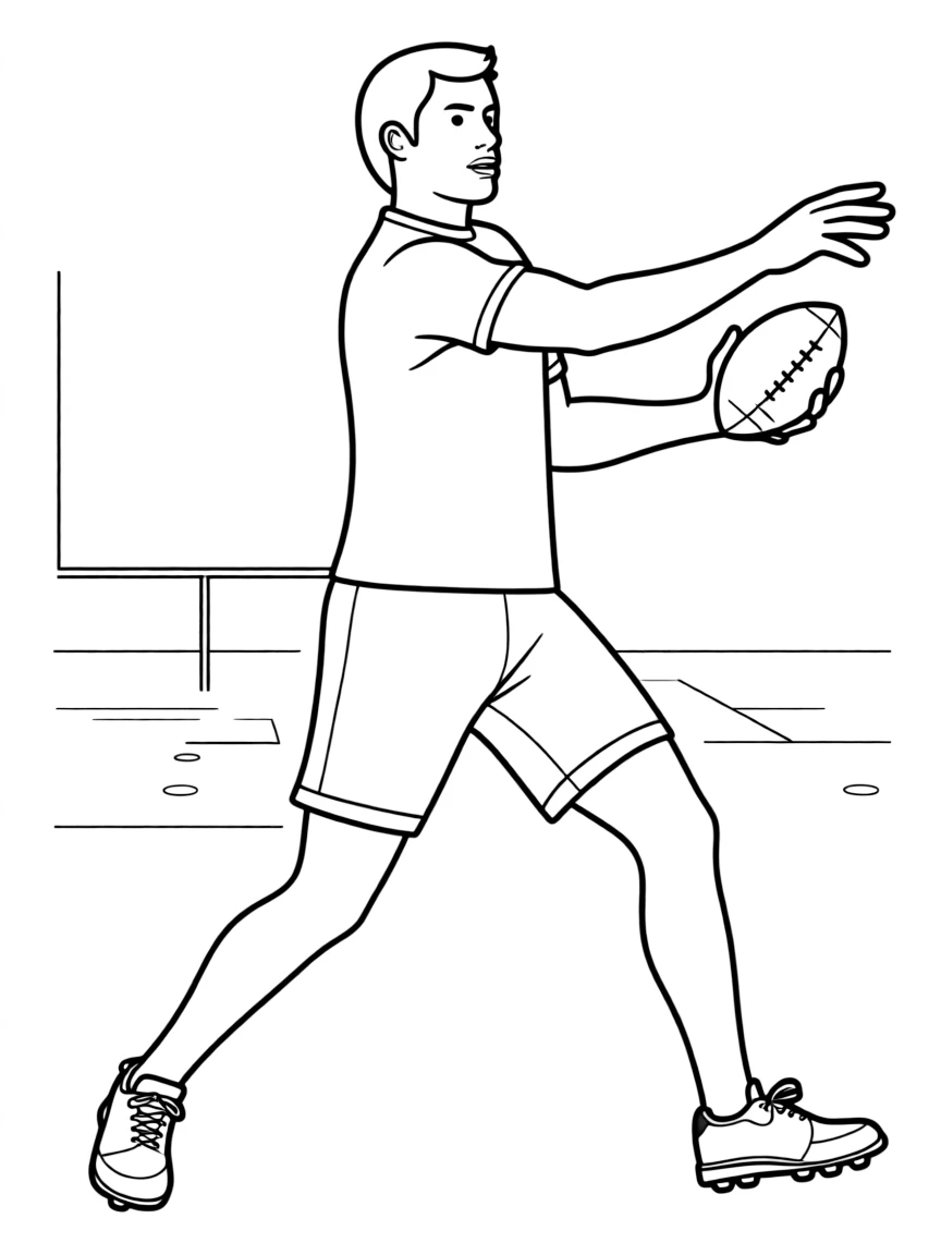 Tom Brady throwing.