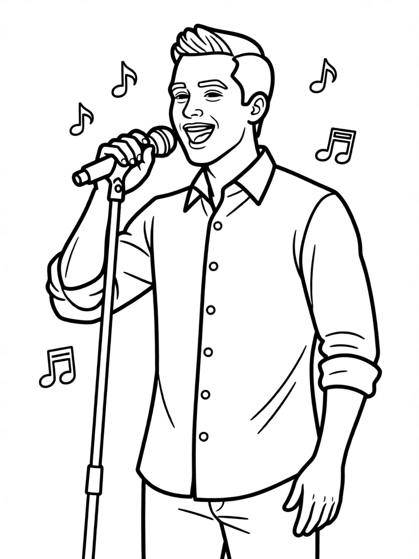 Lin-Manuel Miranda singing.