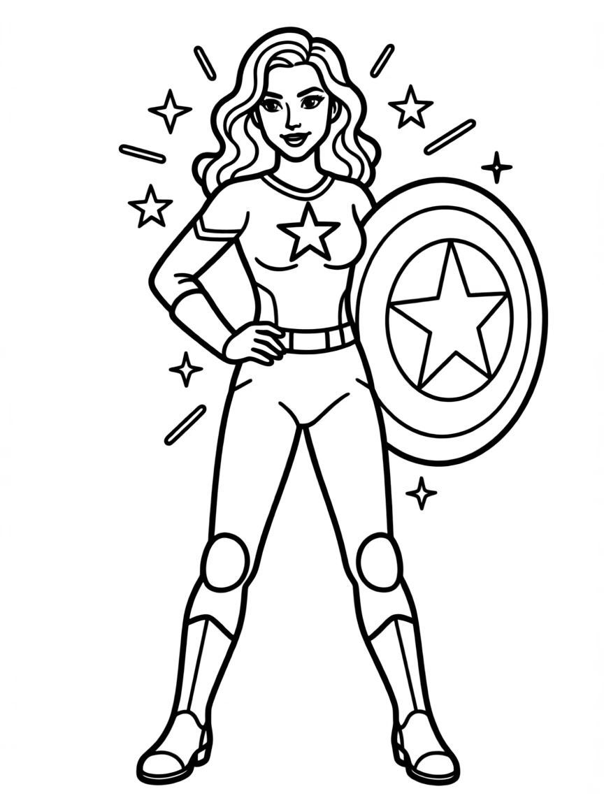 Gal Gadot as a hero.