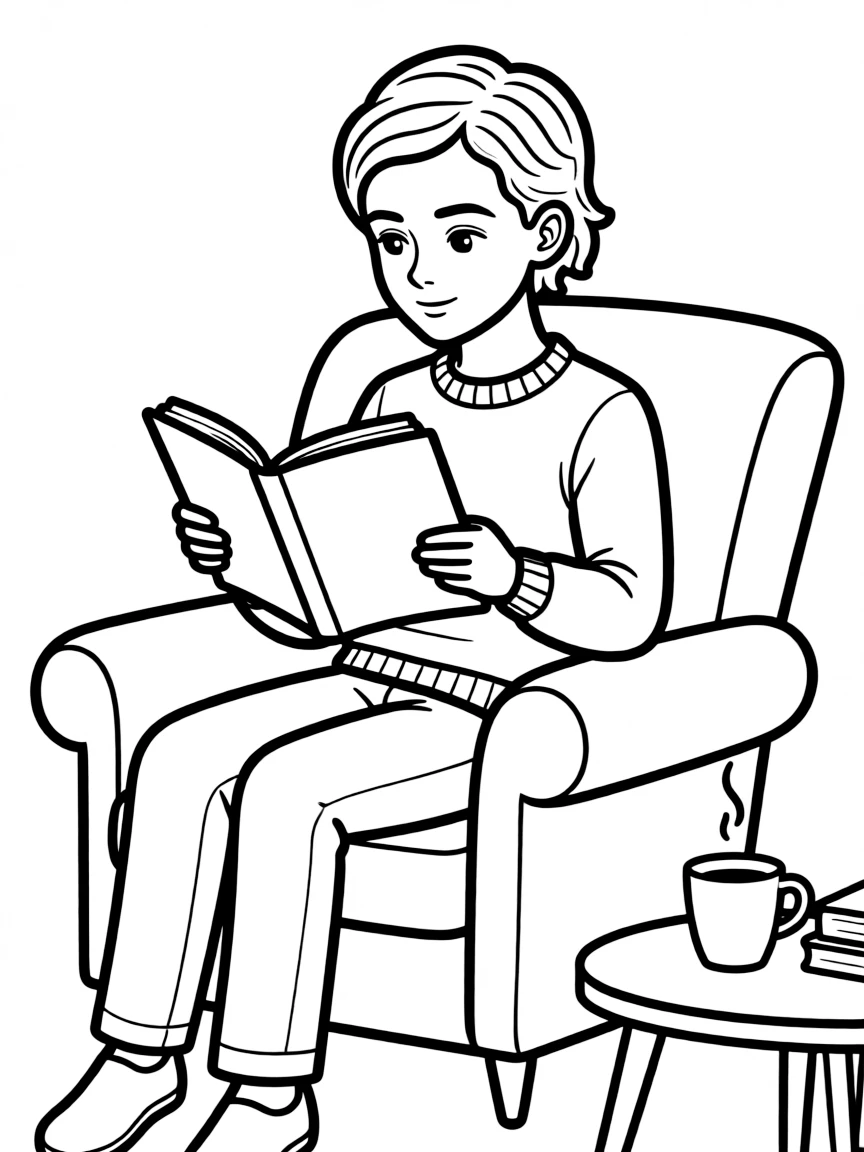 Emma Watson reading.