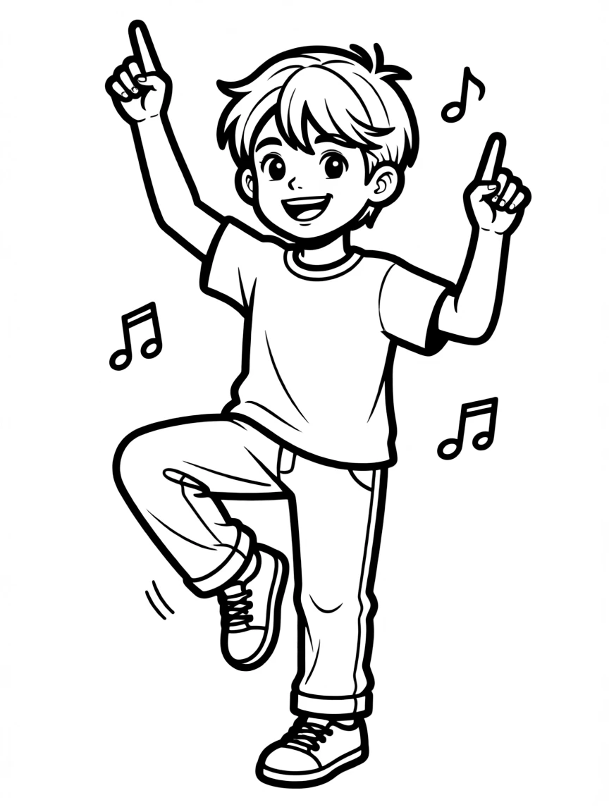 Justin Bieber dancing.