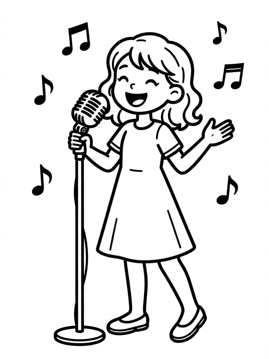 Adele singing.