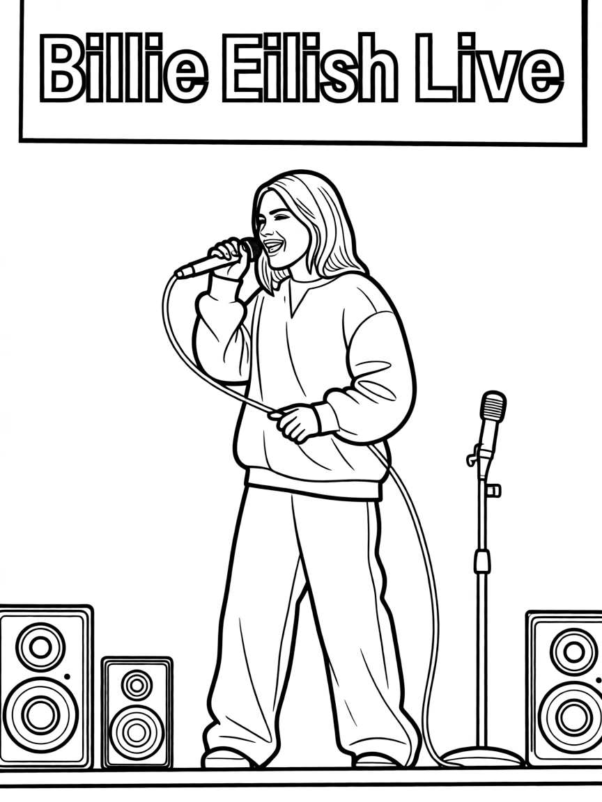 Billie Eilish singing.