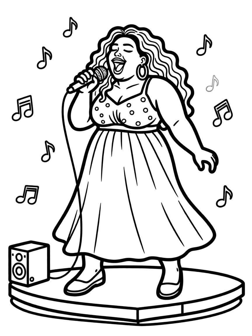 Lizzo singing.