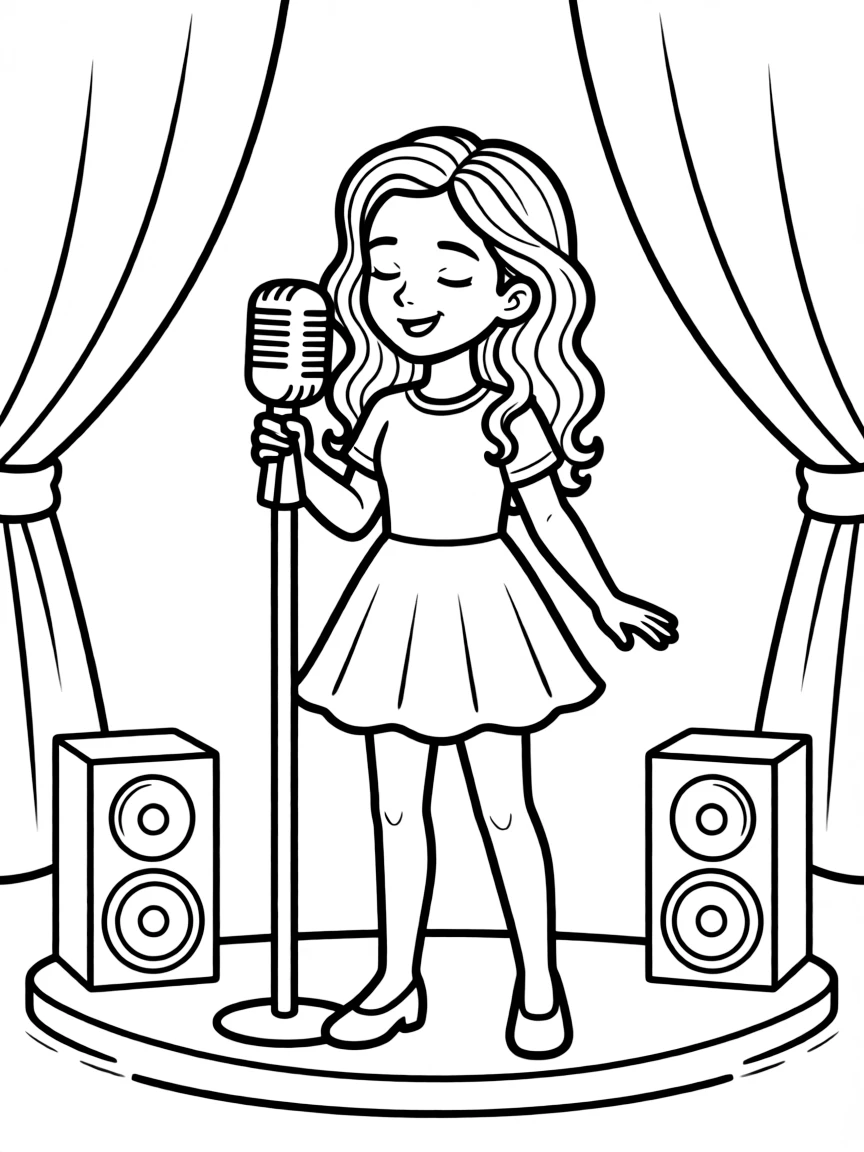 Camila Cabello singing.