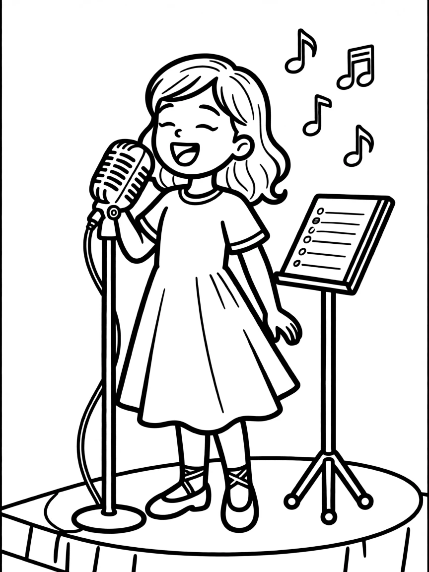 Adele singing.