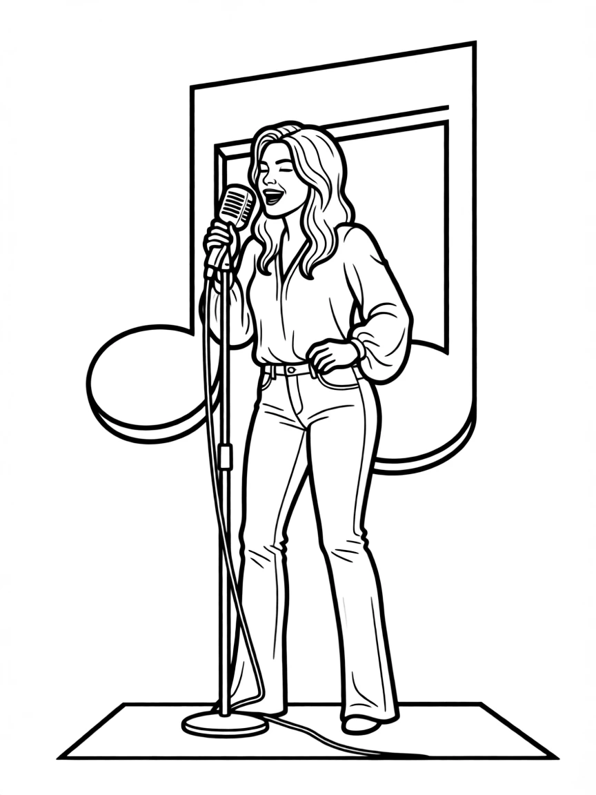 Kacey Musgraves singing.
