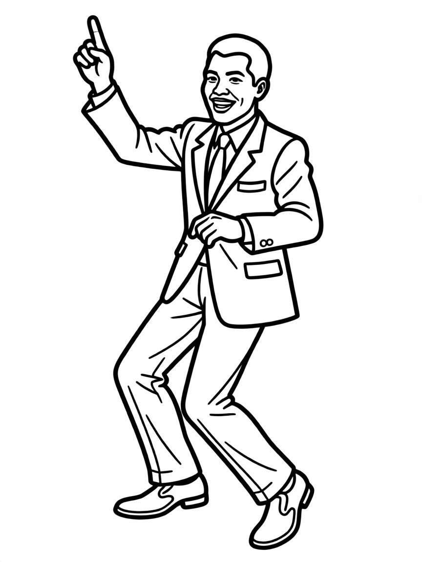 James Brown dancing.