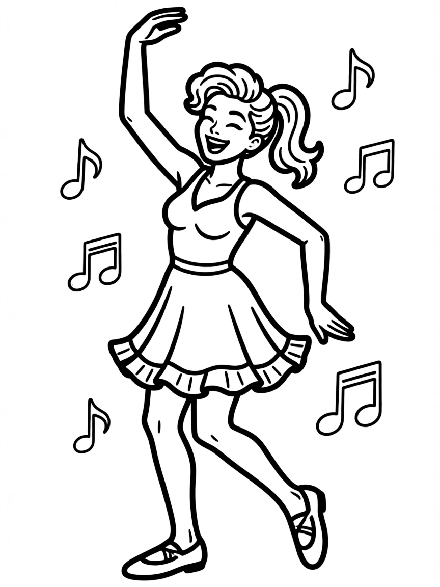 Madonna dancing.