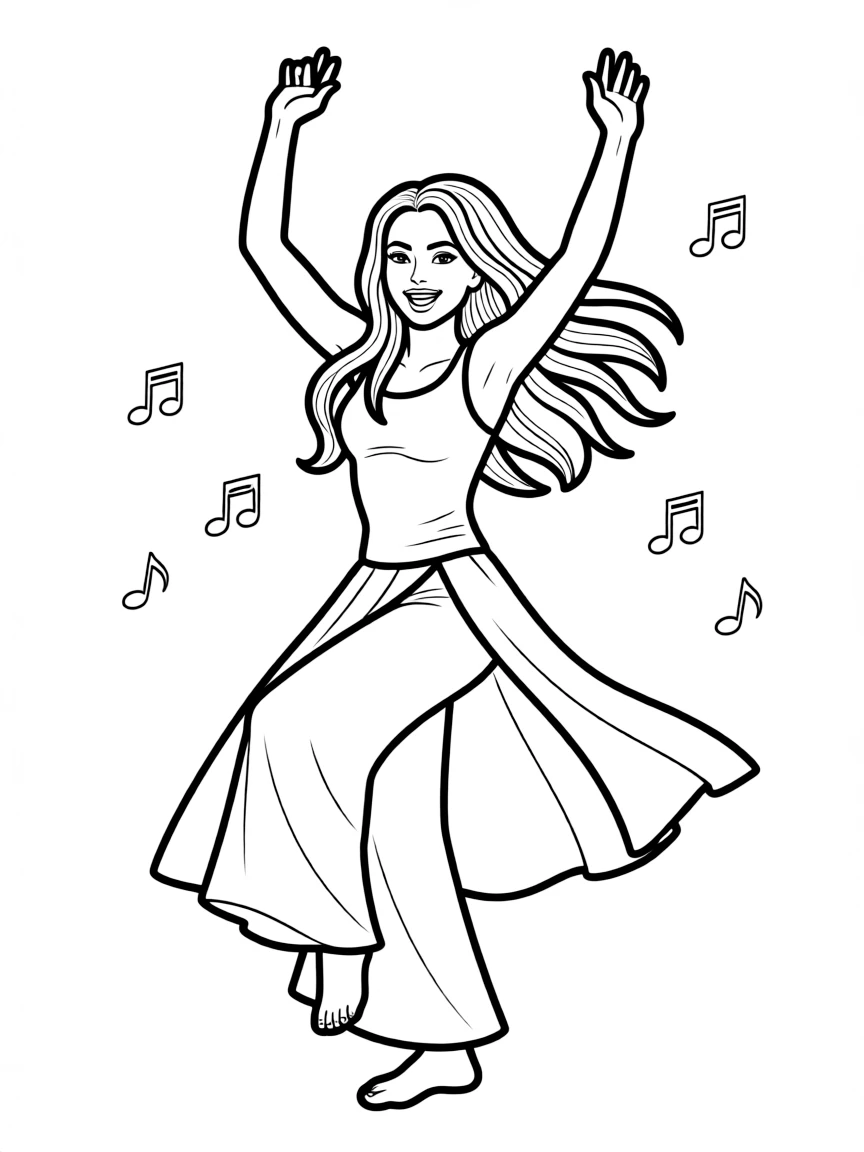 Shakira dancing.