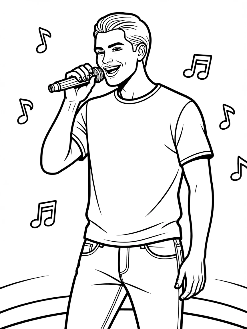 Maluma singing.