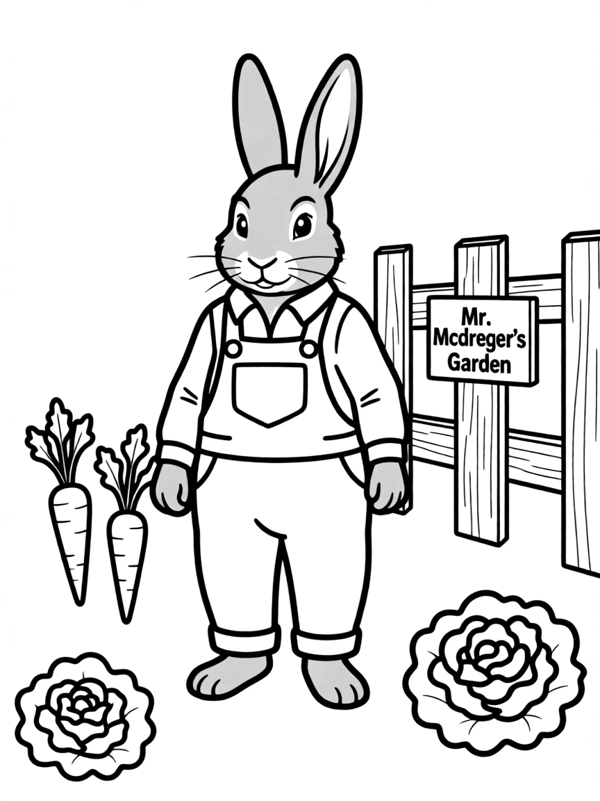 Beatrix Potter with Peter Rabbit.
