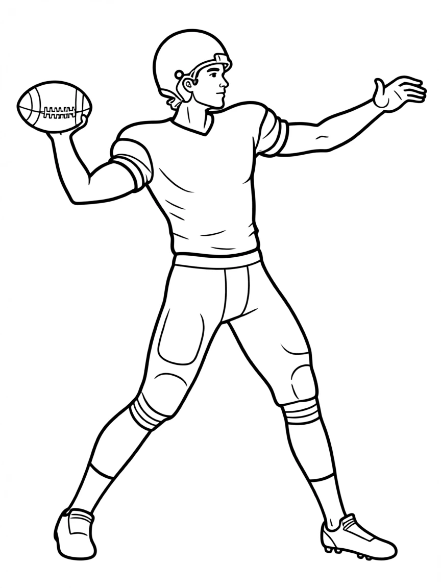 Tom Brady throwing.