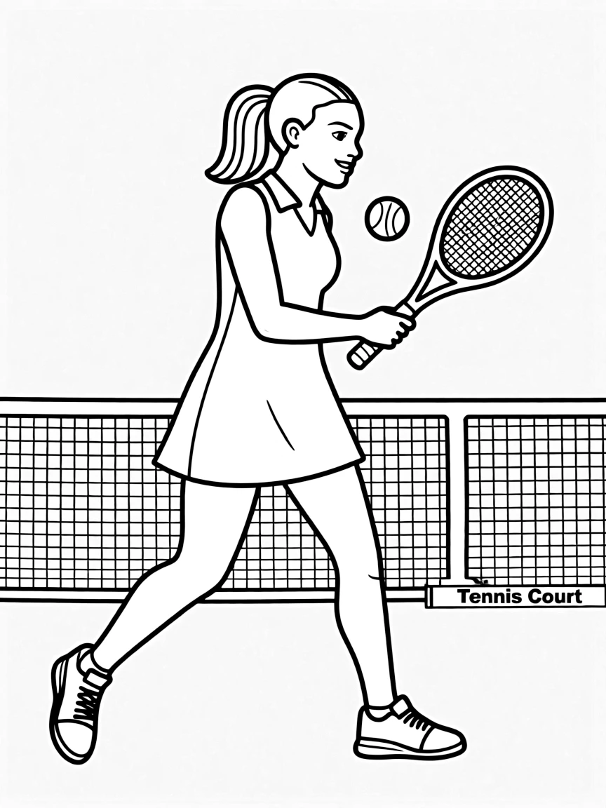 Venus Williams playing tennis.