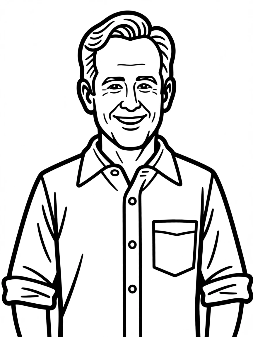 Tom Hanks smiling.
