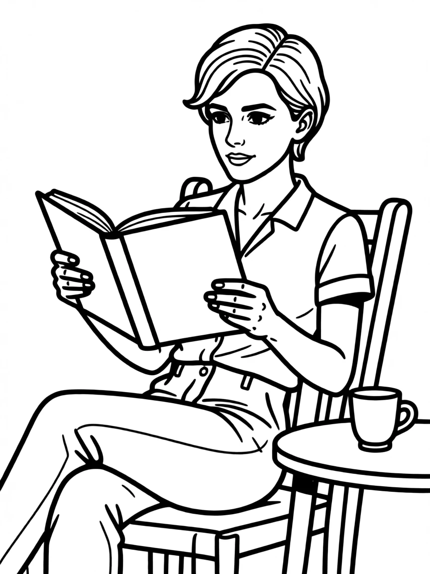 Emma Watson reading.