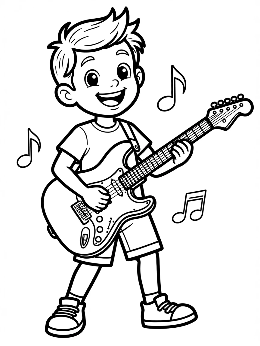 Billie Joe Armstrong playing guitar.