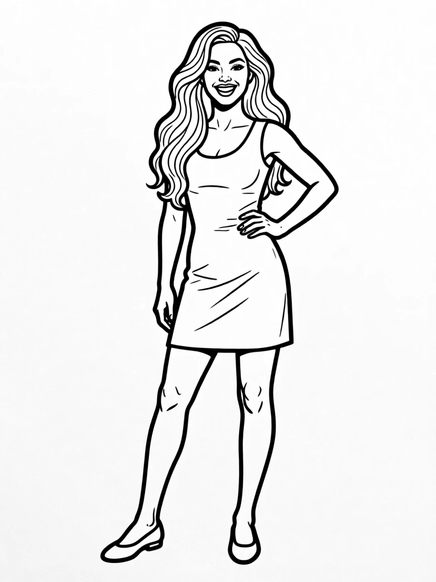 Beyoncé posing.