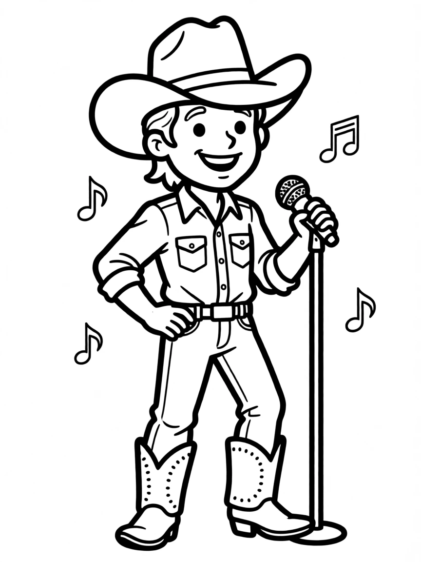 Garth Brooks with a cowboy hat.