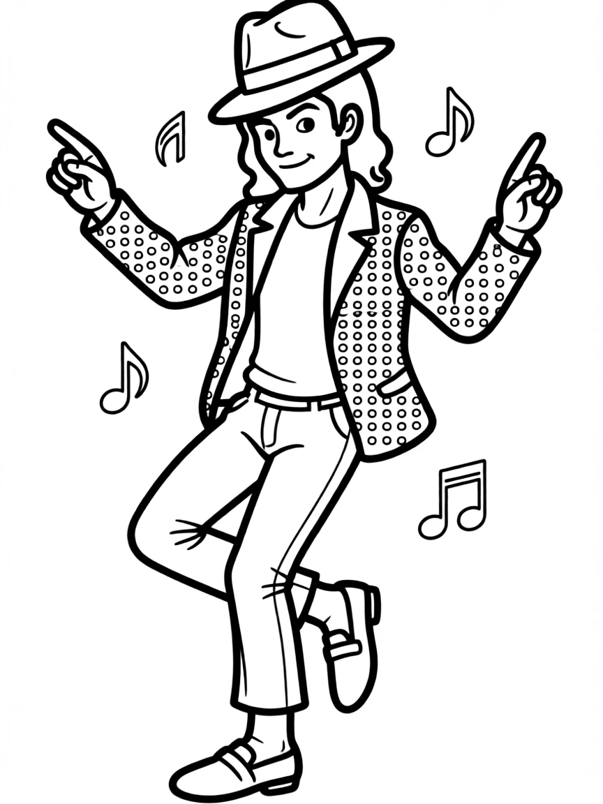 Michael Jackson dancing.