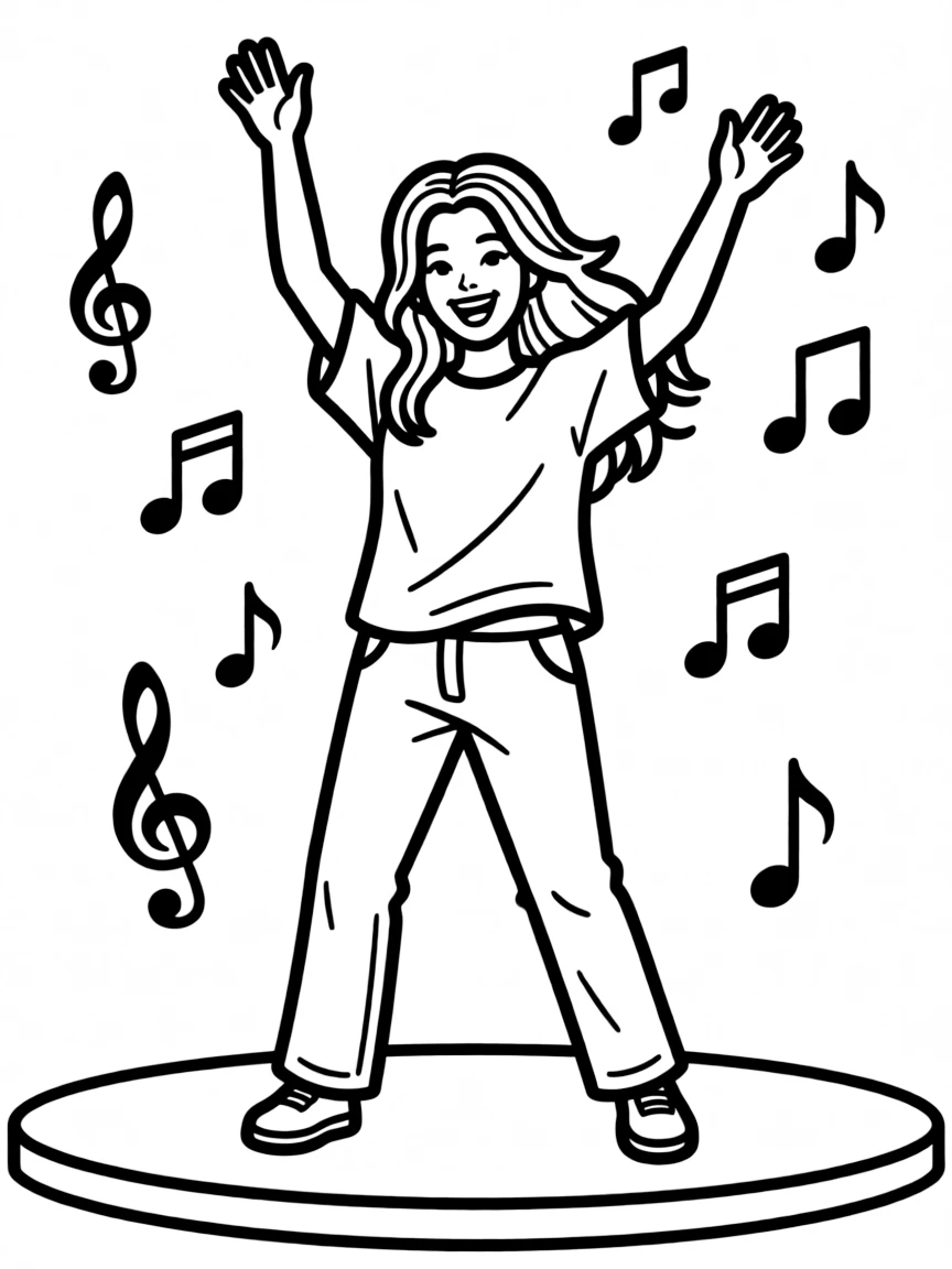 Britney Spears dancing.