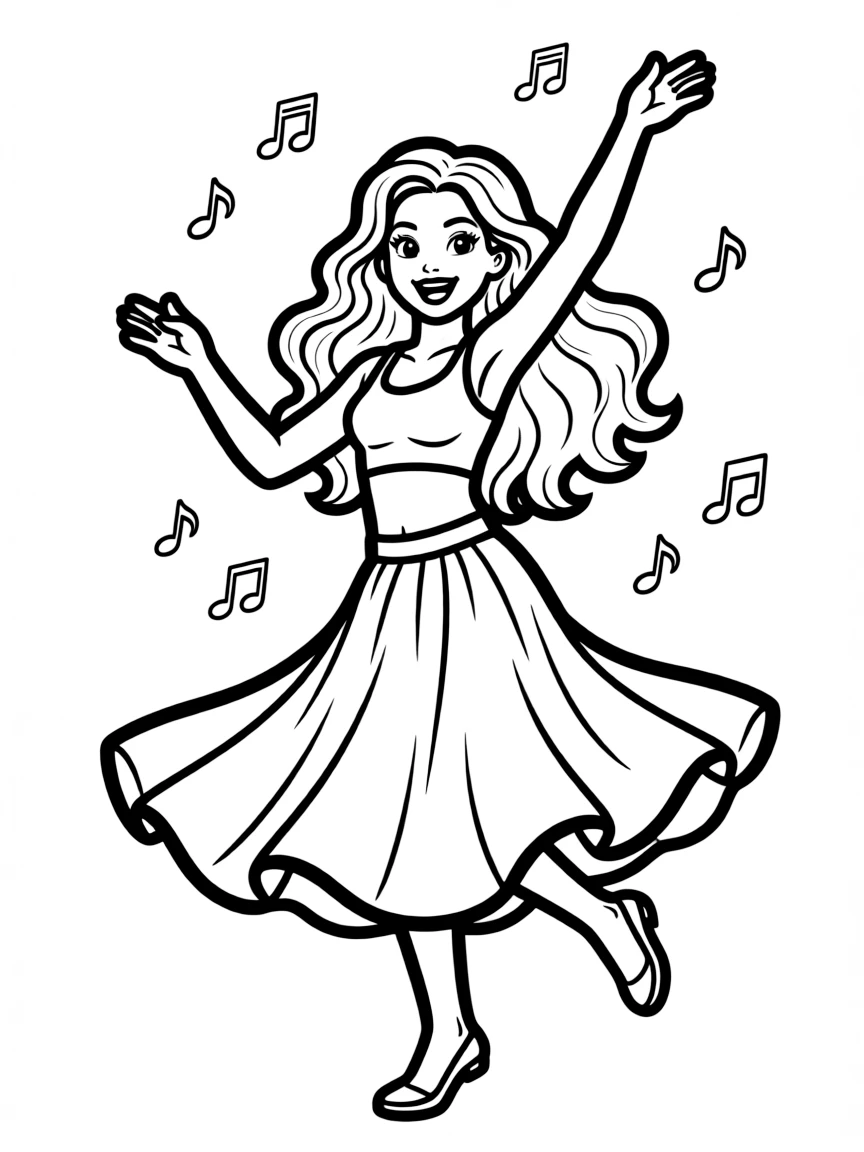 Shakira dancing.