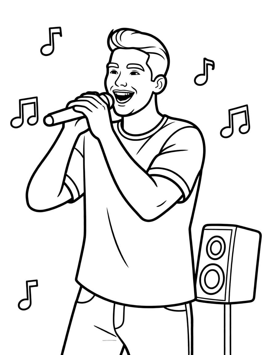 J Balvin singing.