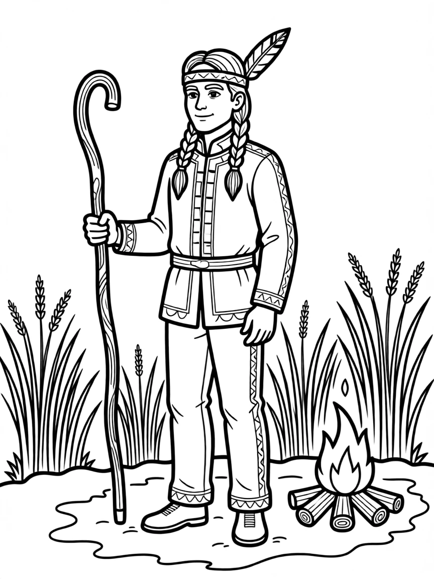 Native American man