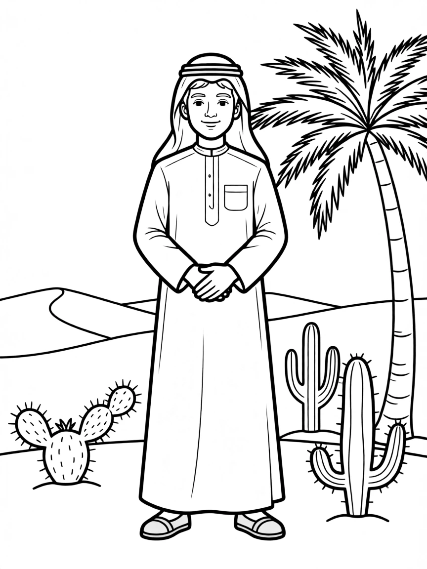 Saudi Arabian man