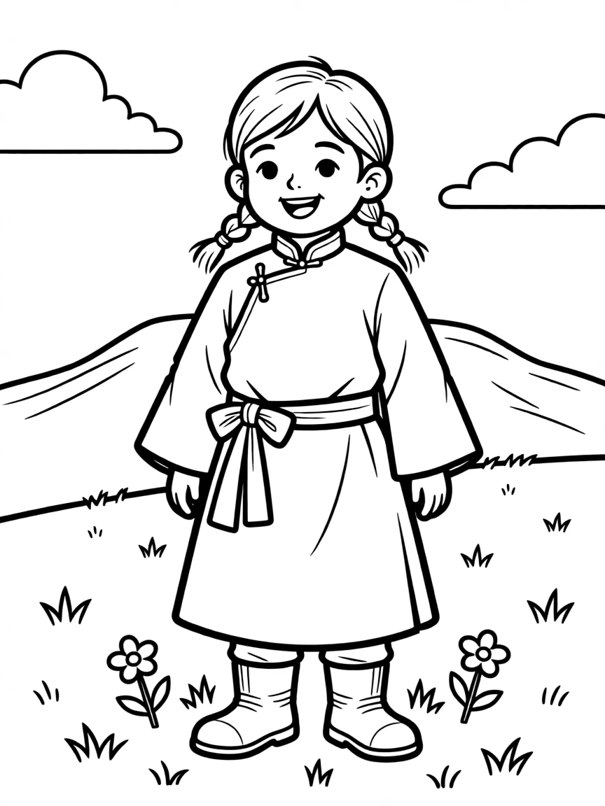 Mongolian child