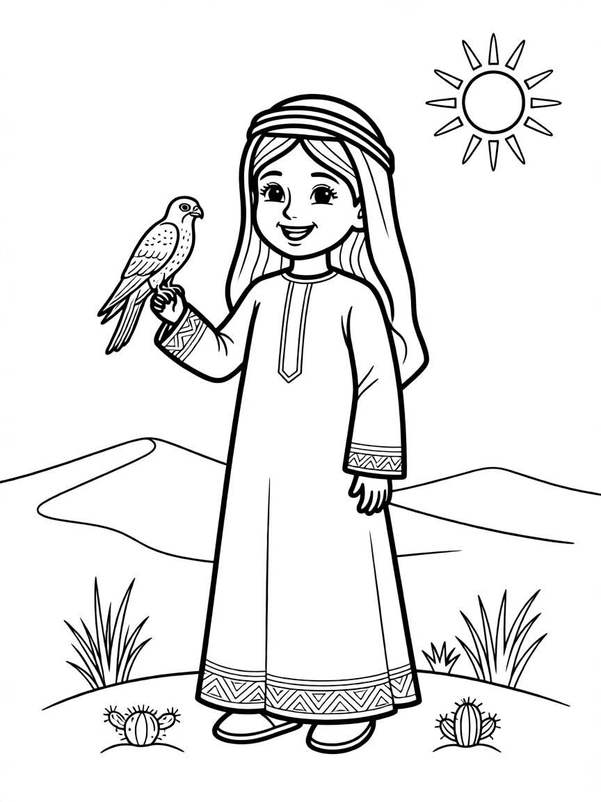 Qatari girl